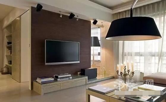 新房客厅墙面装修 一面定制电视背景墙不可少